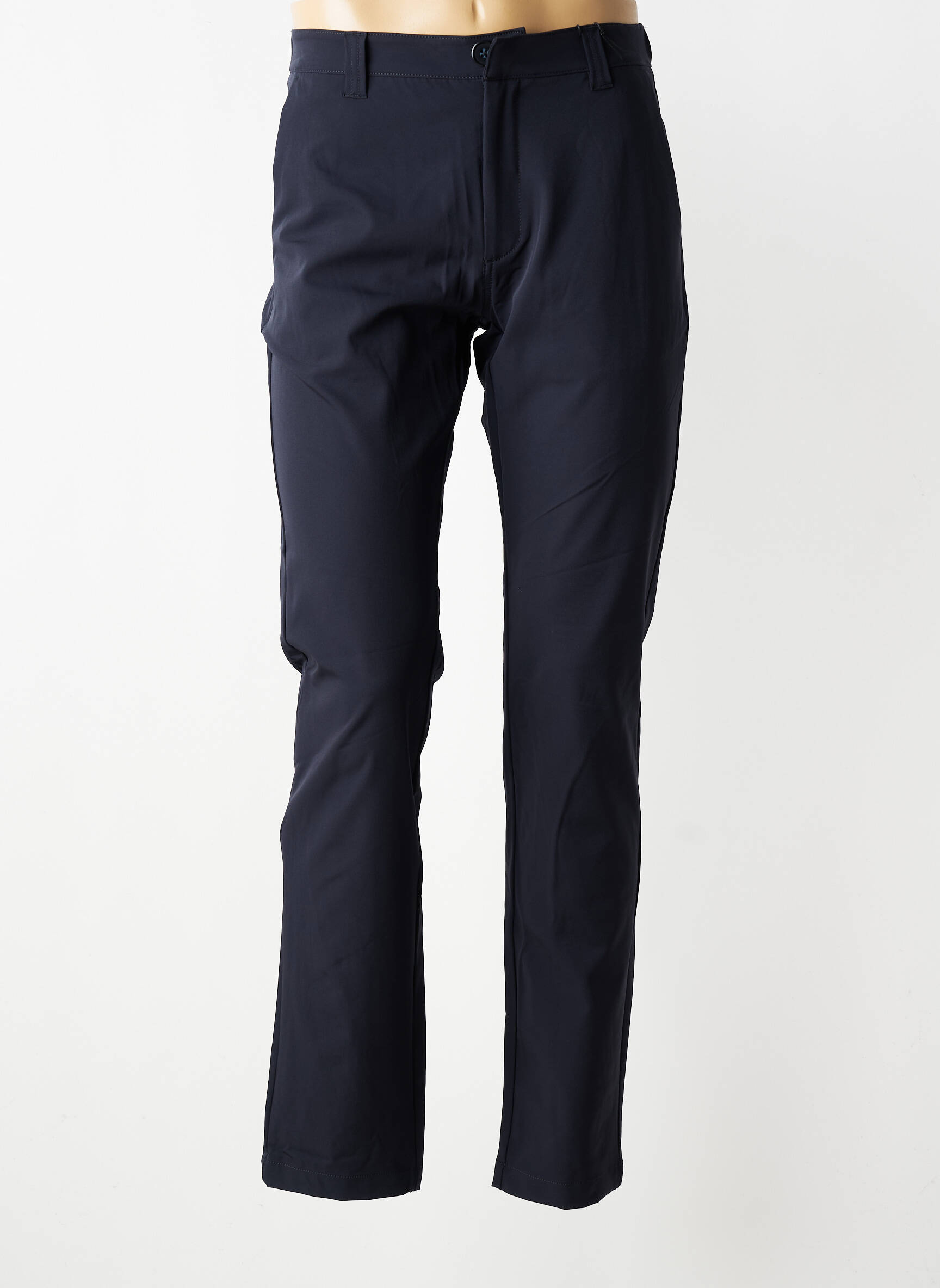 Pantalon chino elasticitate mărime normală albastru DAYTONA bărbat