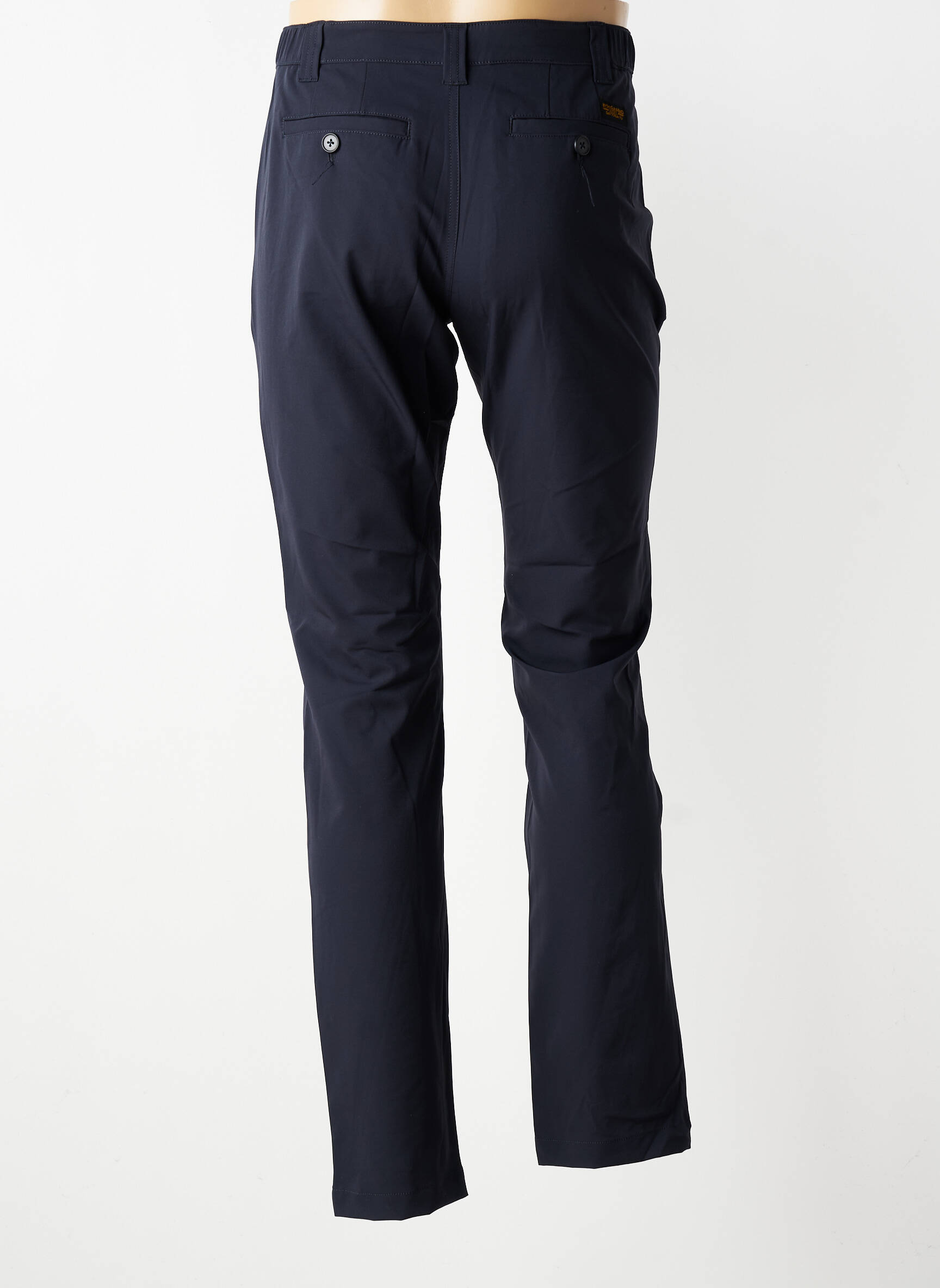 Pantalon chino elasticitate mărime normală albastru DAYTONA bărbat