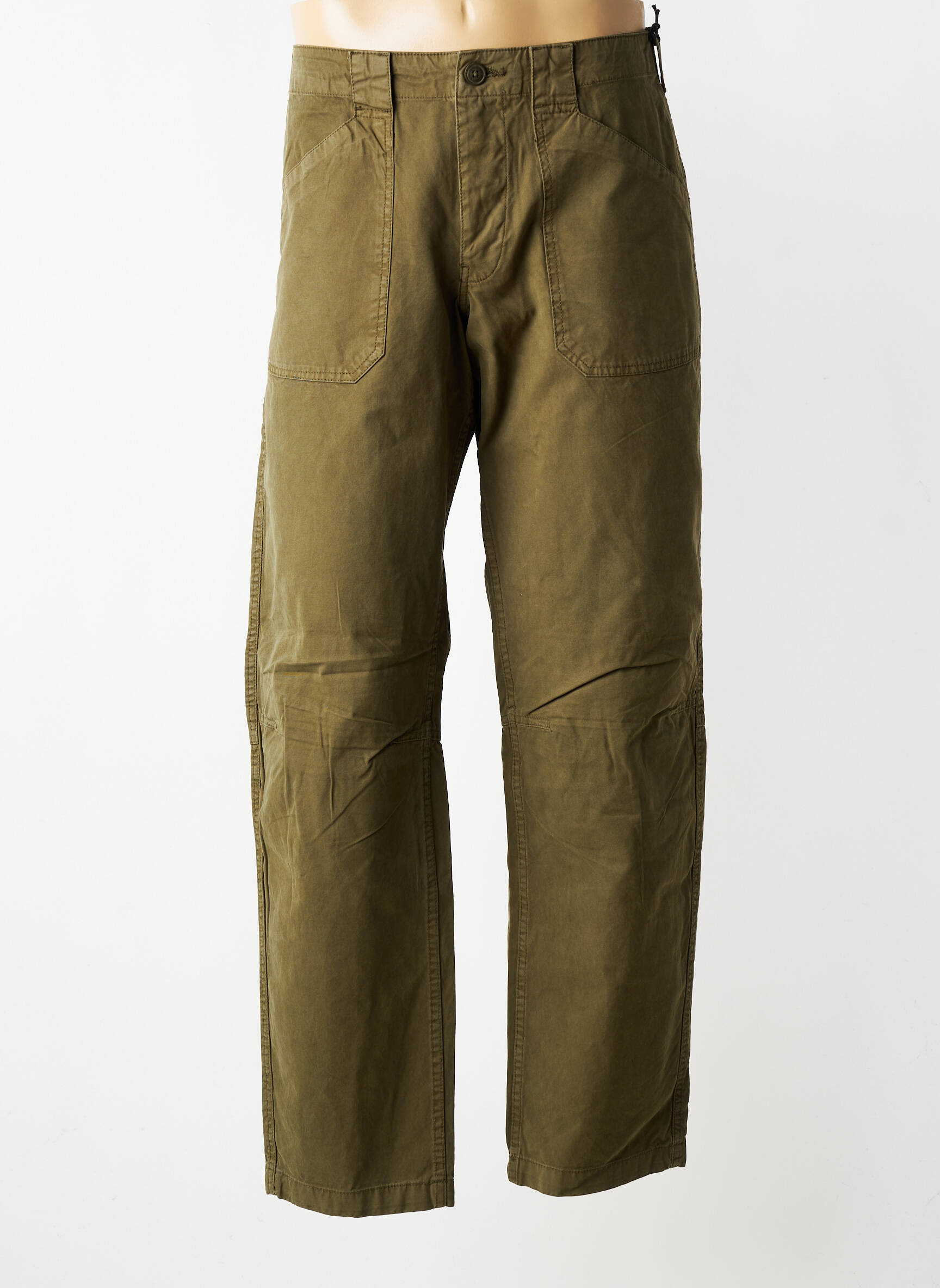 Pantalon drept mărime normală mărime normală verde DAYTONA bărbat