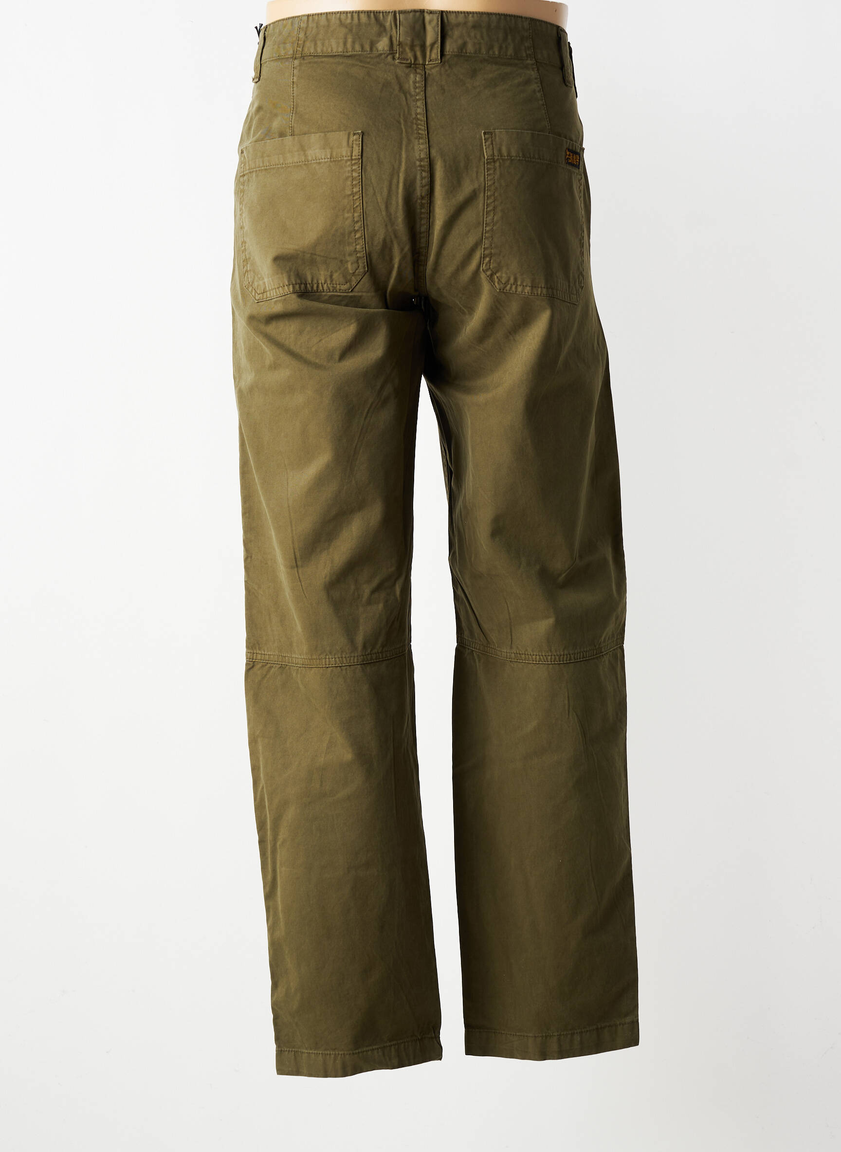Pantalon drept mărime normală mărime normală verde DAYTONA bărbat