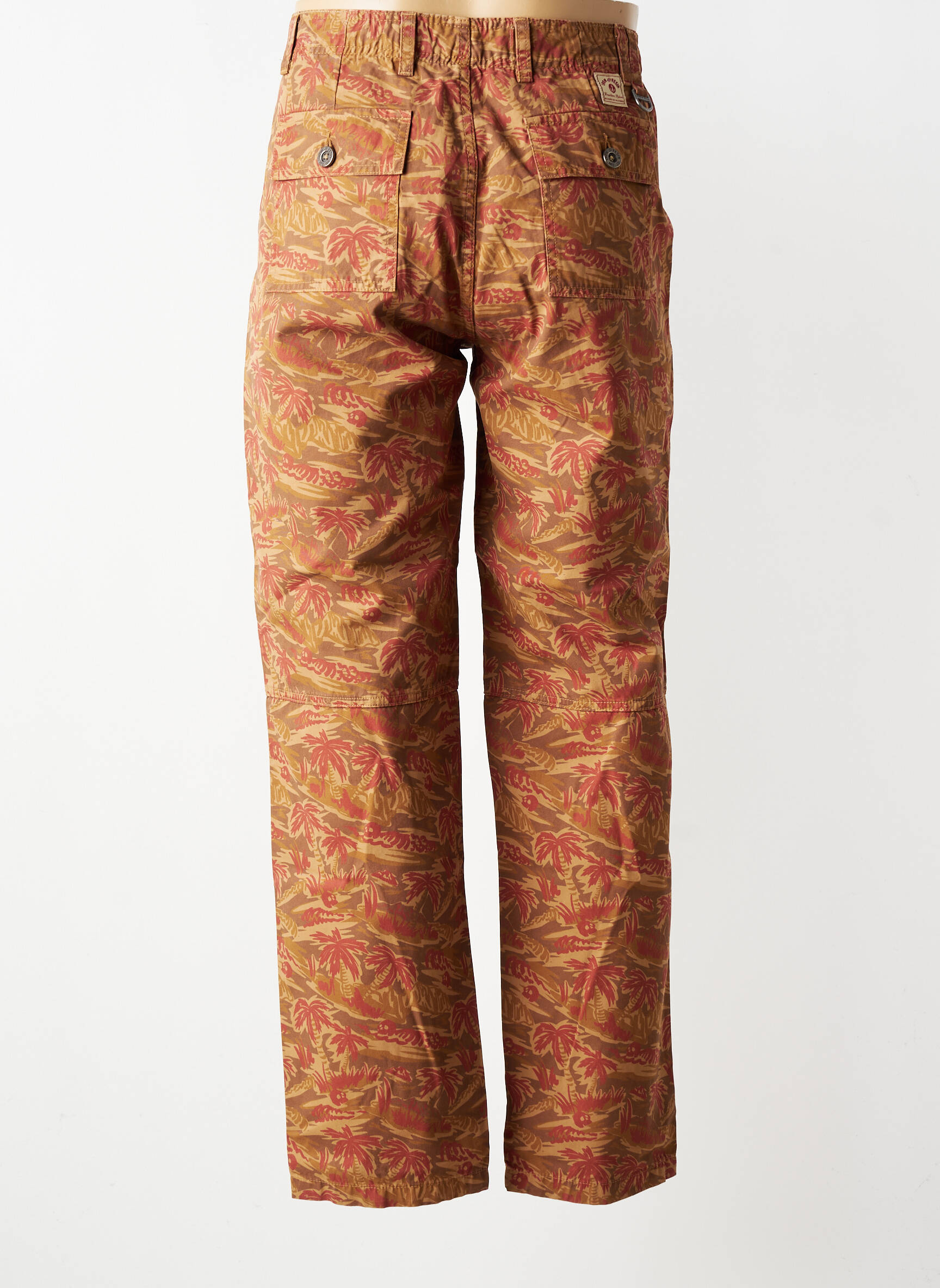 Pantalon chino buzunare mărime normală maro IRON AND RESIN bărbat