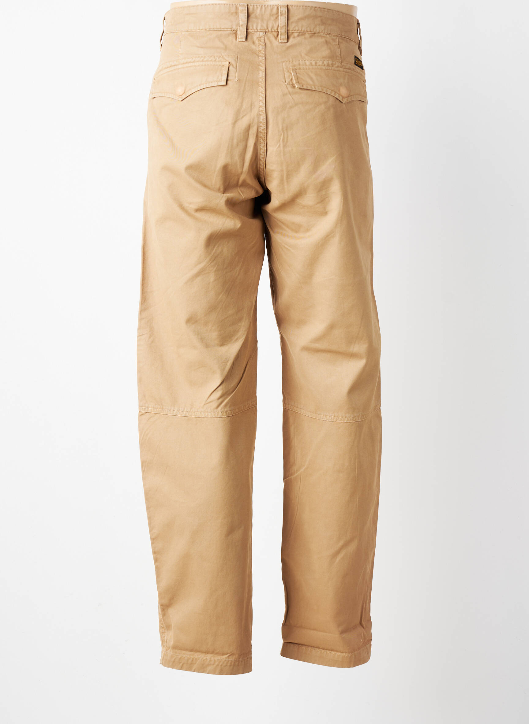 Pantalon chino țesătură poplin mărime normală bej DAYTONA bărbat