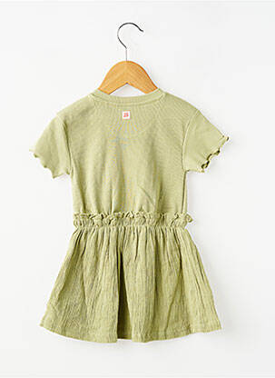 Rochie midi mâneci scurte mâneci scurte verde NOPPIES fată