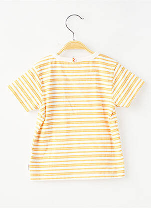 Tricou croială dreaptă mâneci scurte galben NOPPIES băiat
