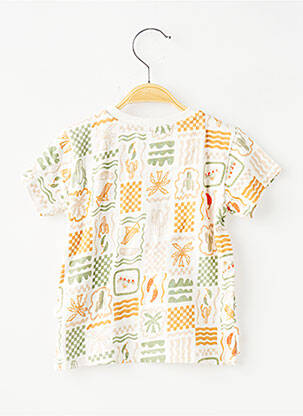 Tricou croială dreaptă mâneci scurte gri NOPPIES băiat