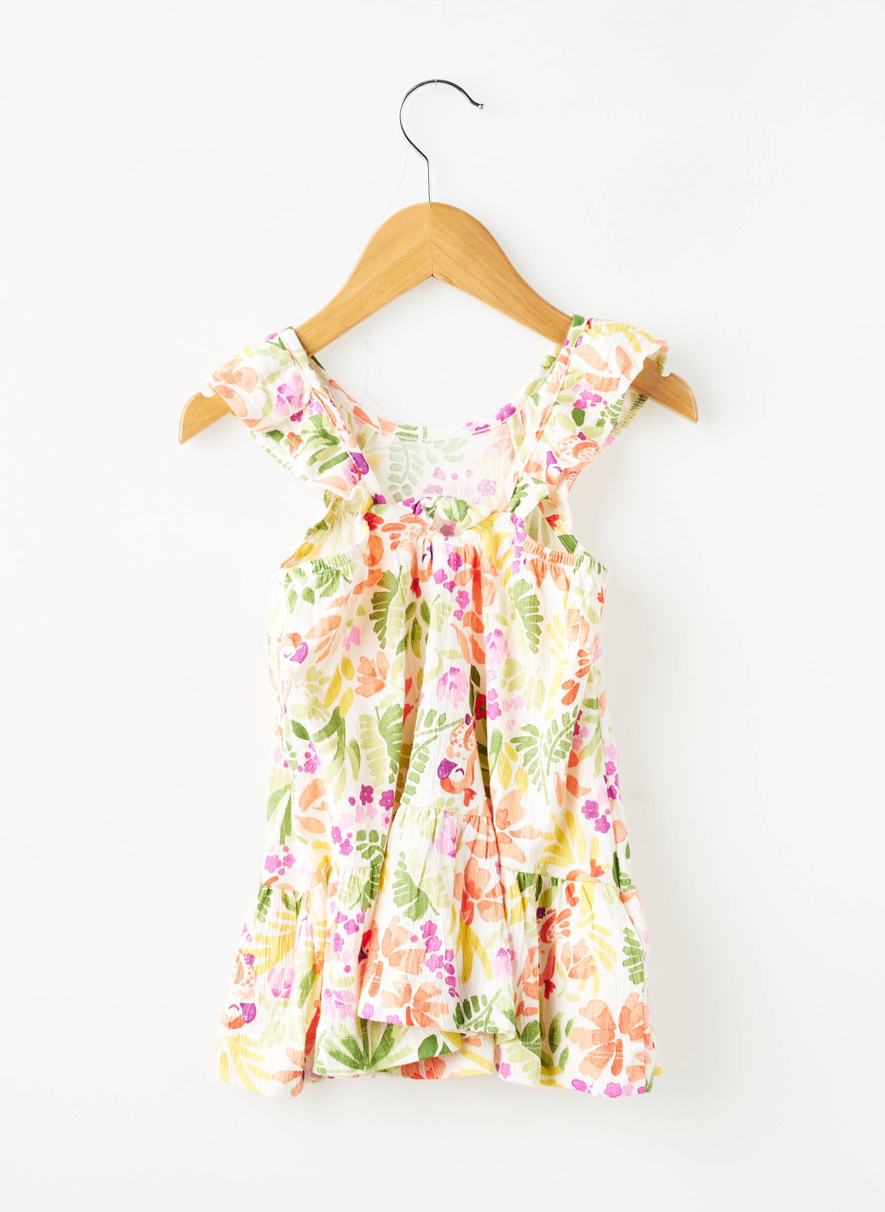 Rochie midi fără mâneci fără mâneci alb MAYORAL fată