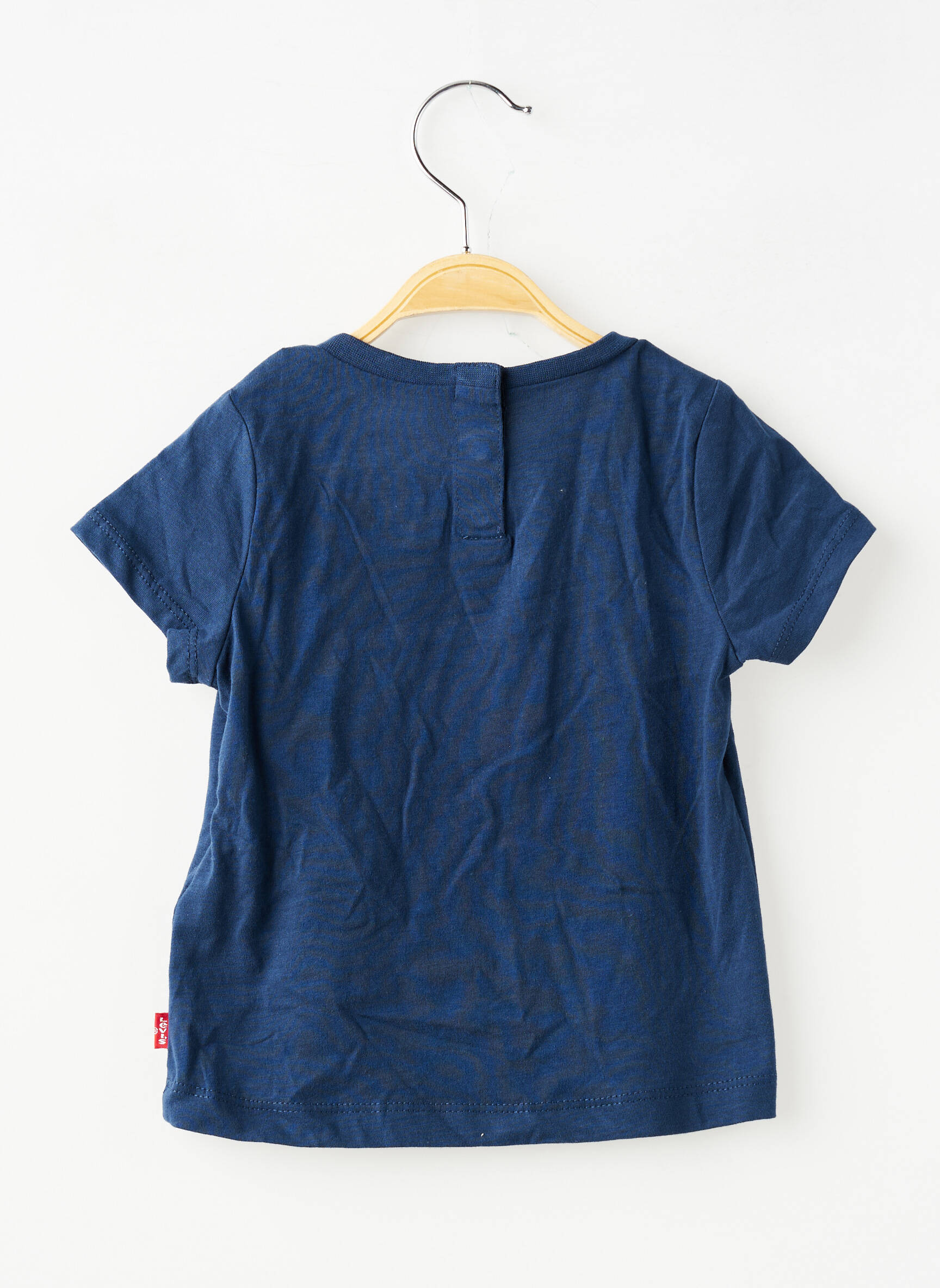 Tricou croială dreaptă mâneci scurte albastru LEVI'S copil