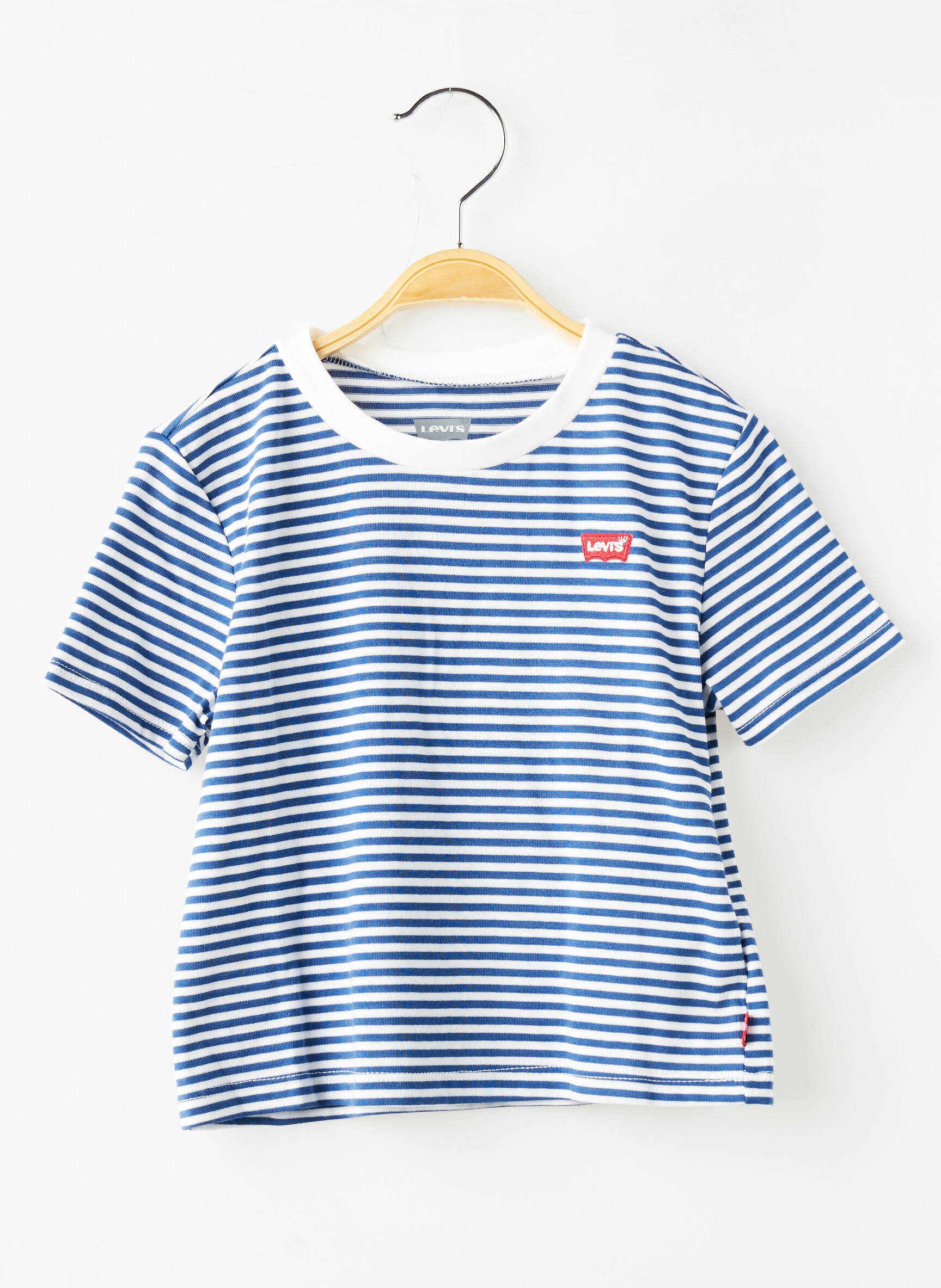 Tricou croială dreaptă mâneci scurte albastru LEVI'S băiat