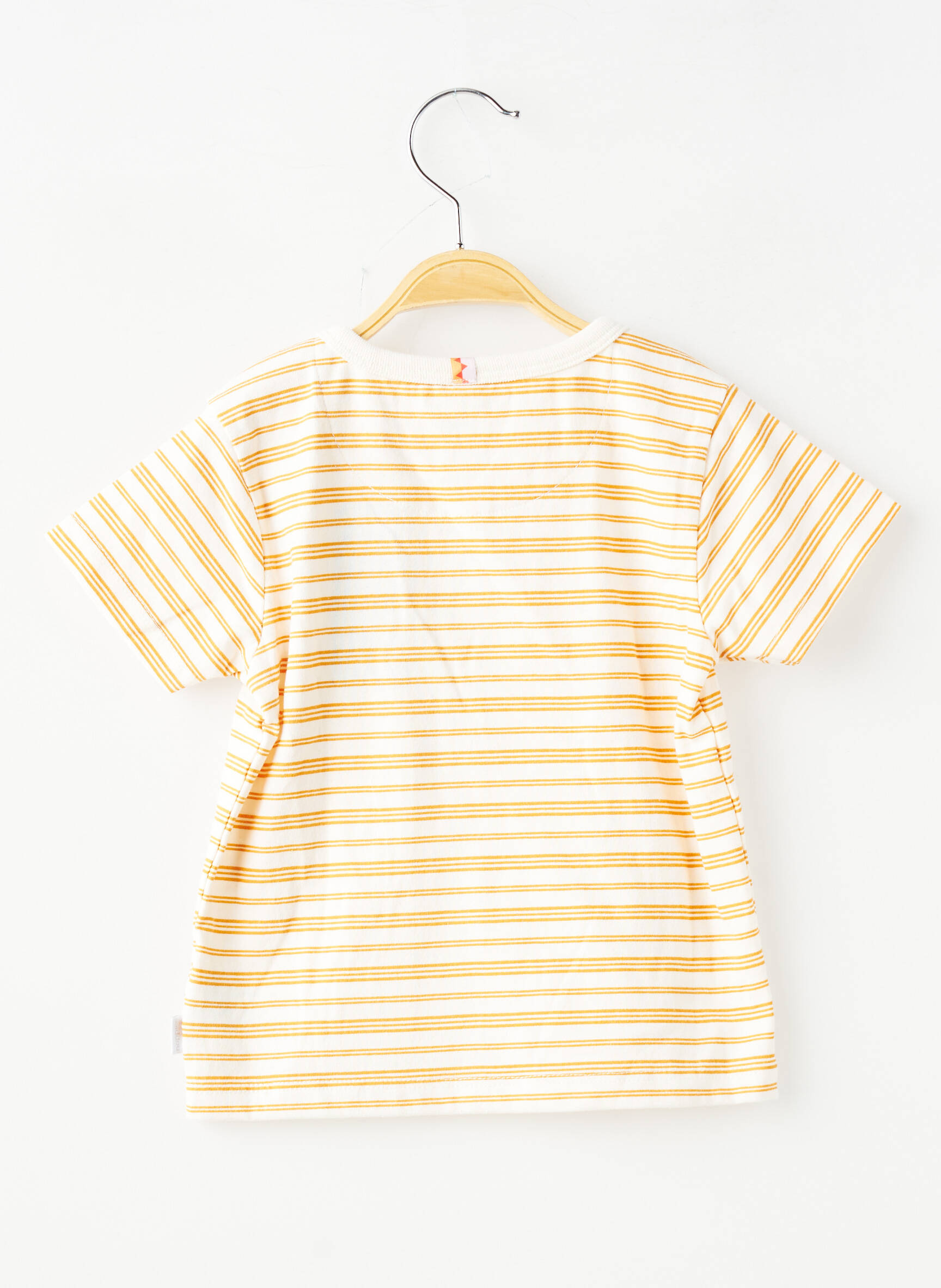 Tricou croială dreaptă mâneci scurte galben NOPPIES băiat