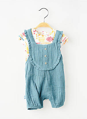 Set pantaloni tip de tricou albastru BOBOLI fată