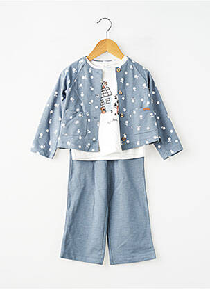 Set pantaloni tip de tricou gri MAYORAL fată