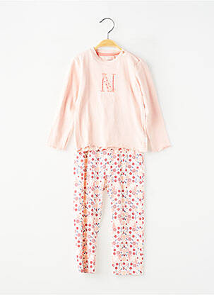 Set pantaloni tip de tricou roz NOPPIES fată