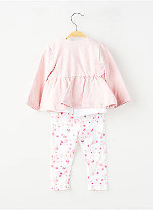 Set pantaloni croială evazată roz MAYORAL fată