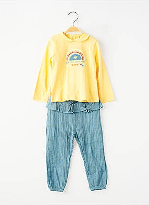 Set pantaloni tip de tricou verde BOBOLI fată