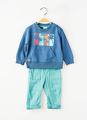 Set pantaloni buzunare albastru BOBOLI băiat