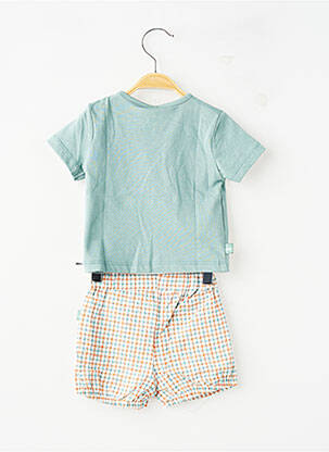 Set pantaloni croială dreaptă verde BOBOLI băiat