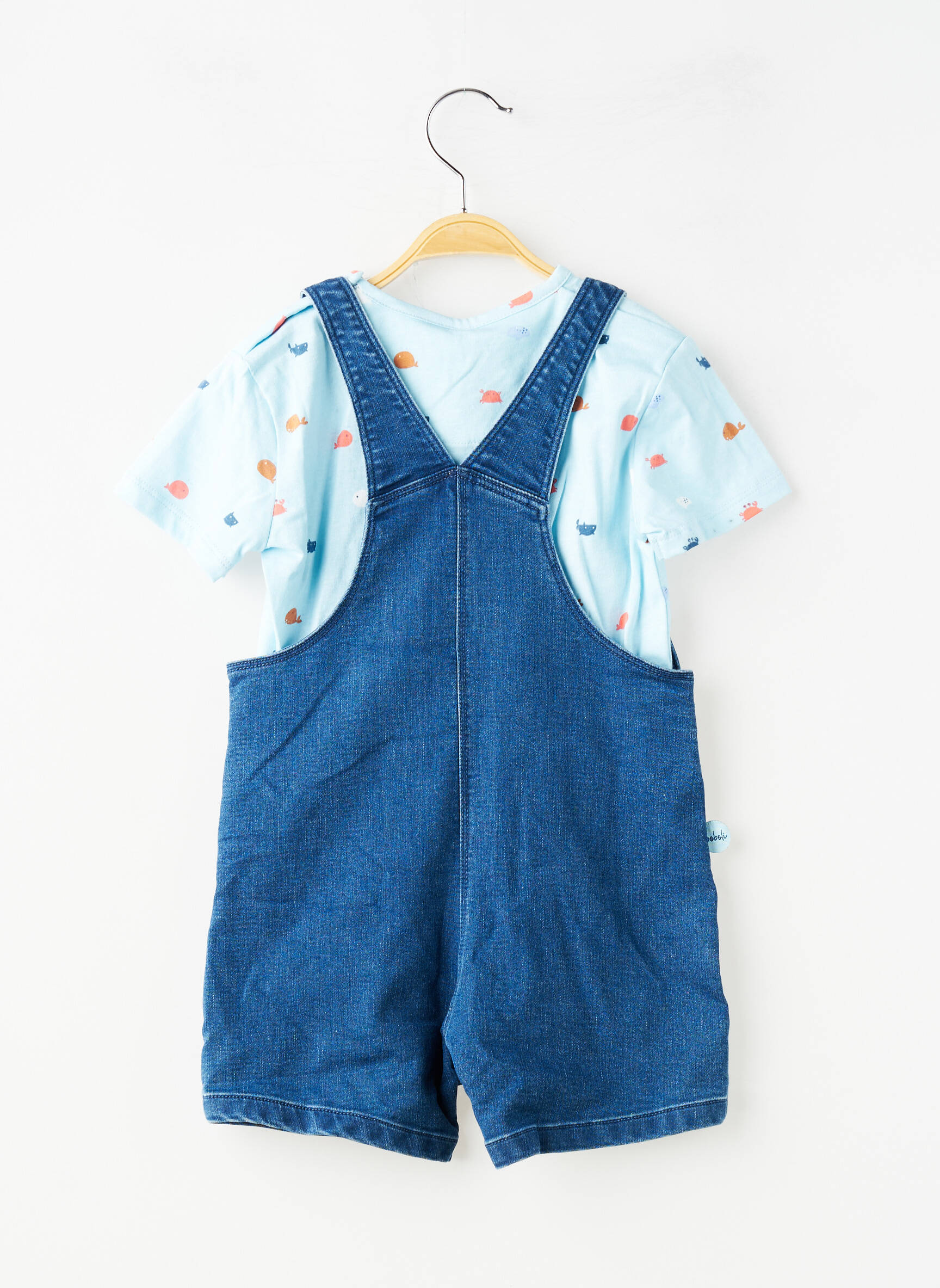 Set pantaloni croială dreaptă albastru NOPPIES băiat