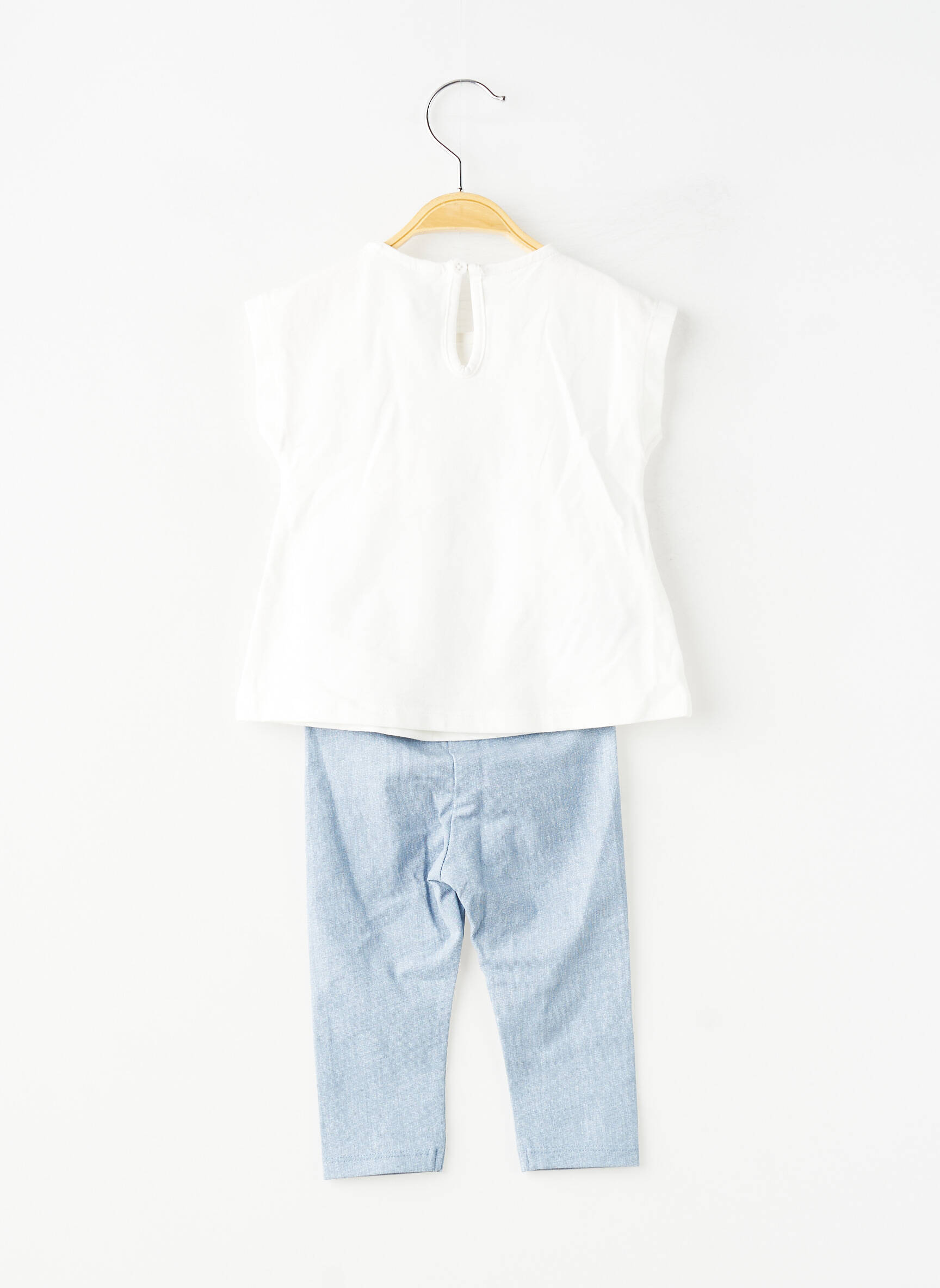 Set pantaloni tip de tricou albastru MAYORAL fată