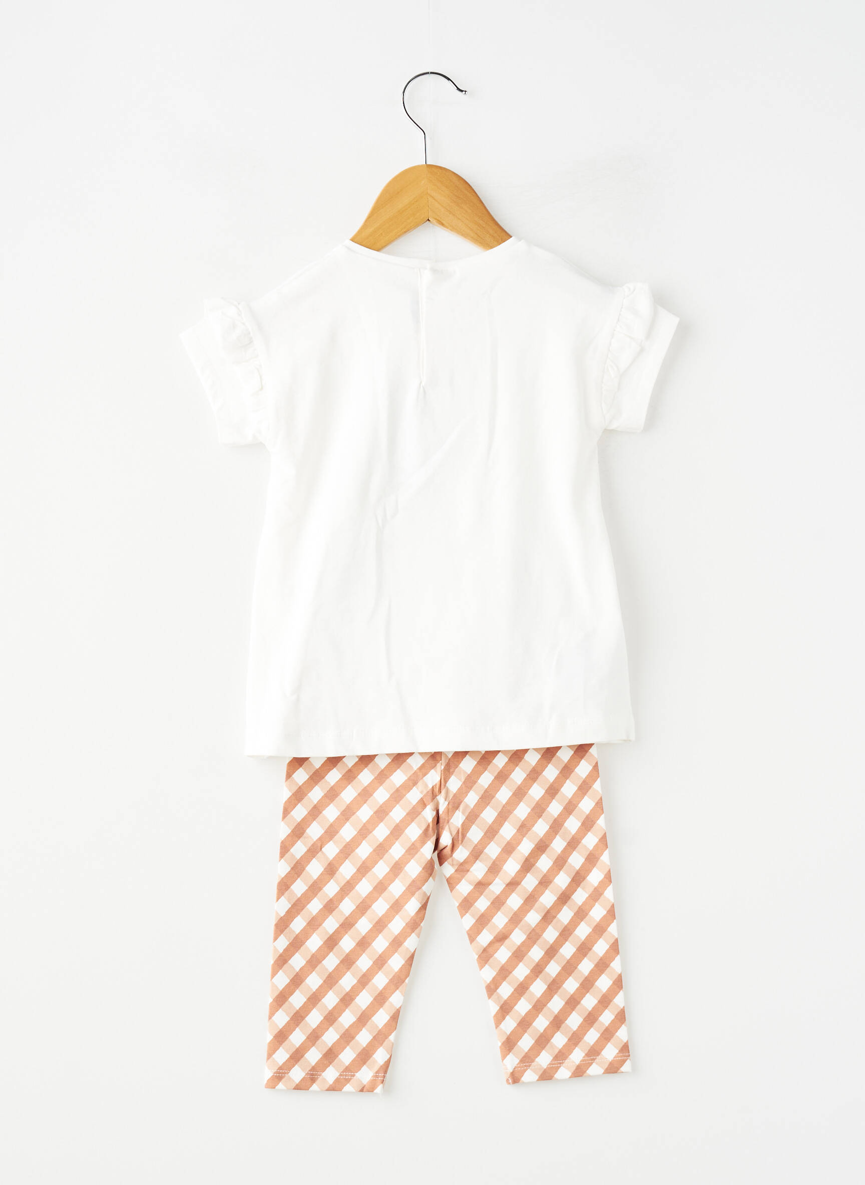 Set pantaloni croială dreaptă maro MAYORAL fată