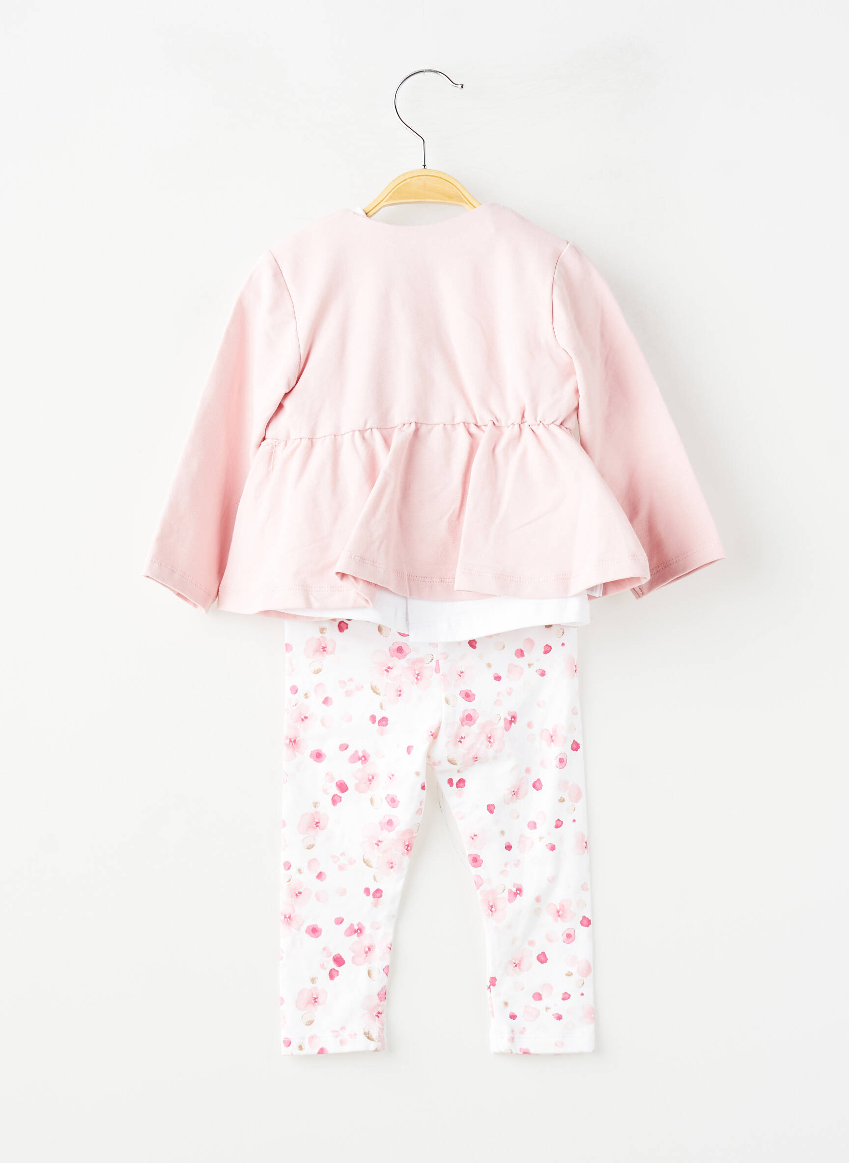 Set pantaloni broderie roz MAYORAL fată