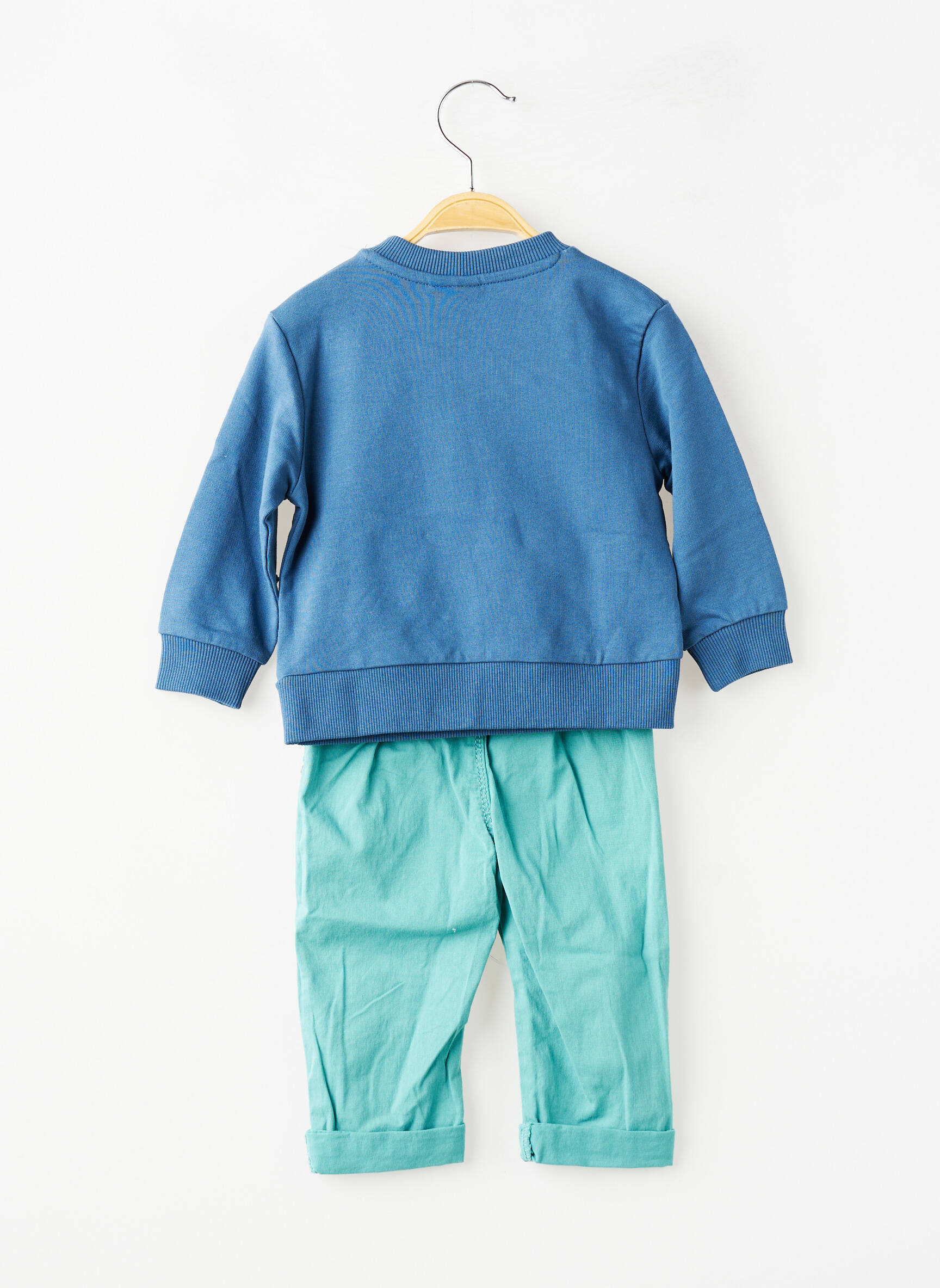 Set pantaloni buzunare albastru BOBOLI băiat