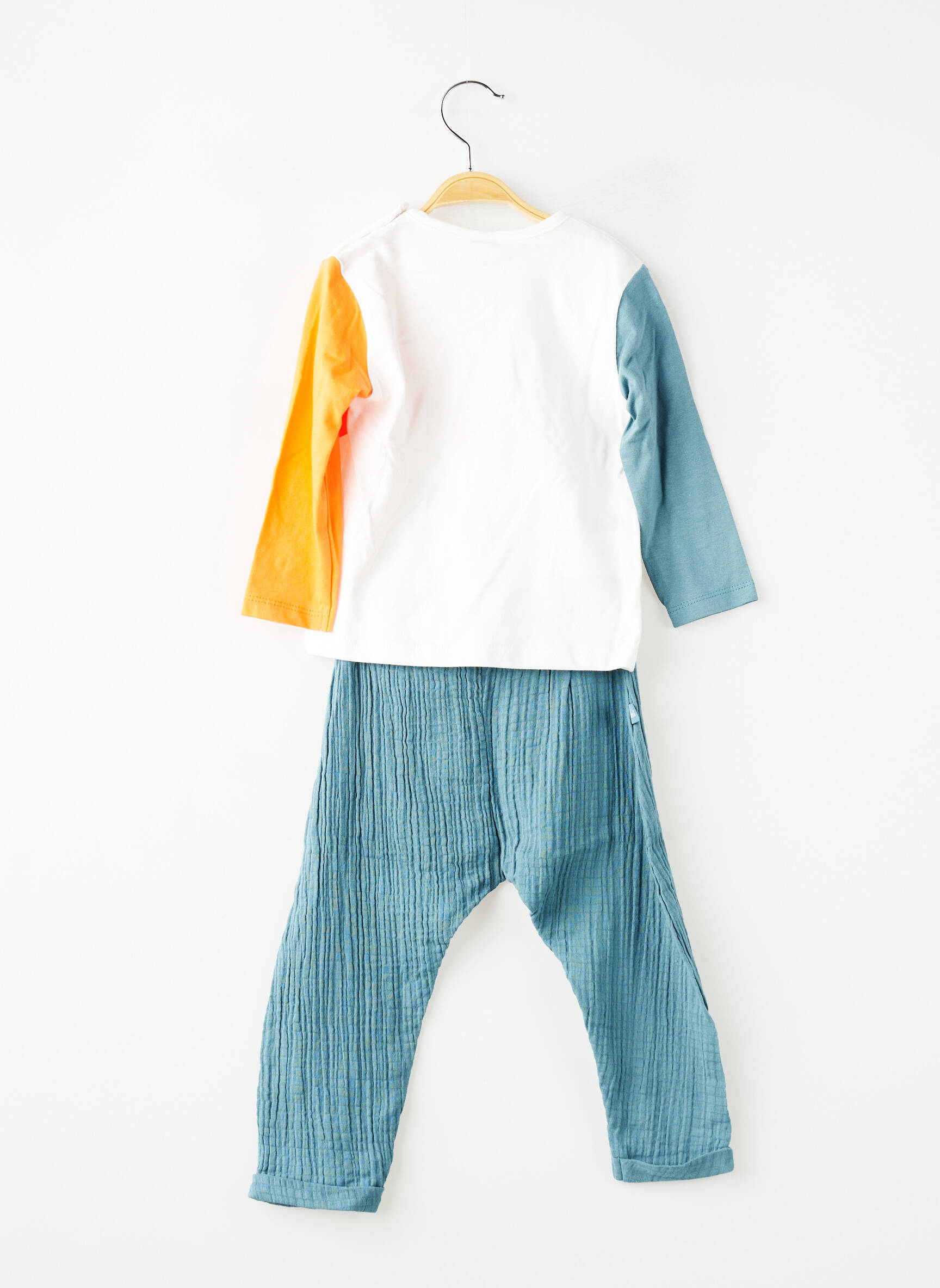 Set pantaloni talie elastică albastru BOBOLI băiat