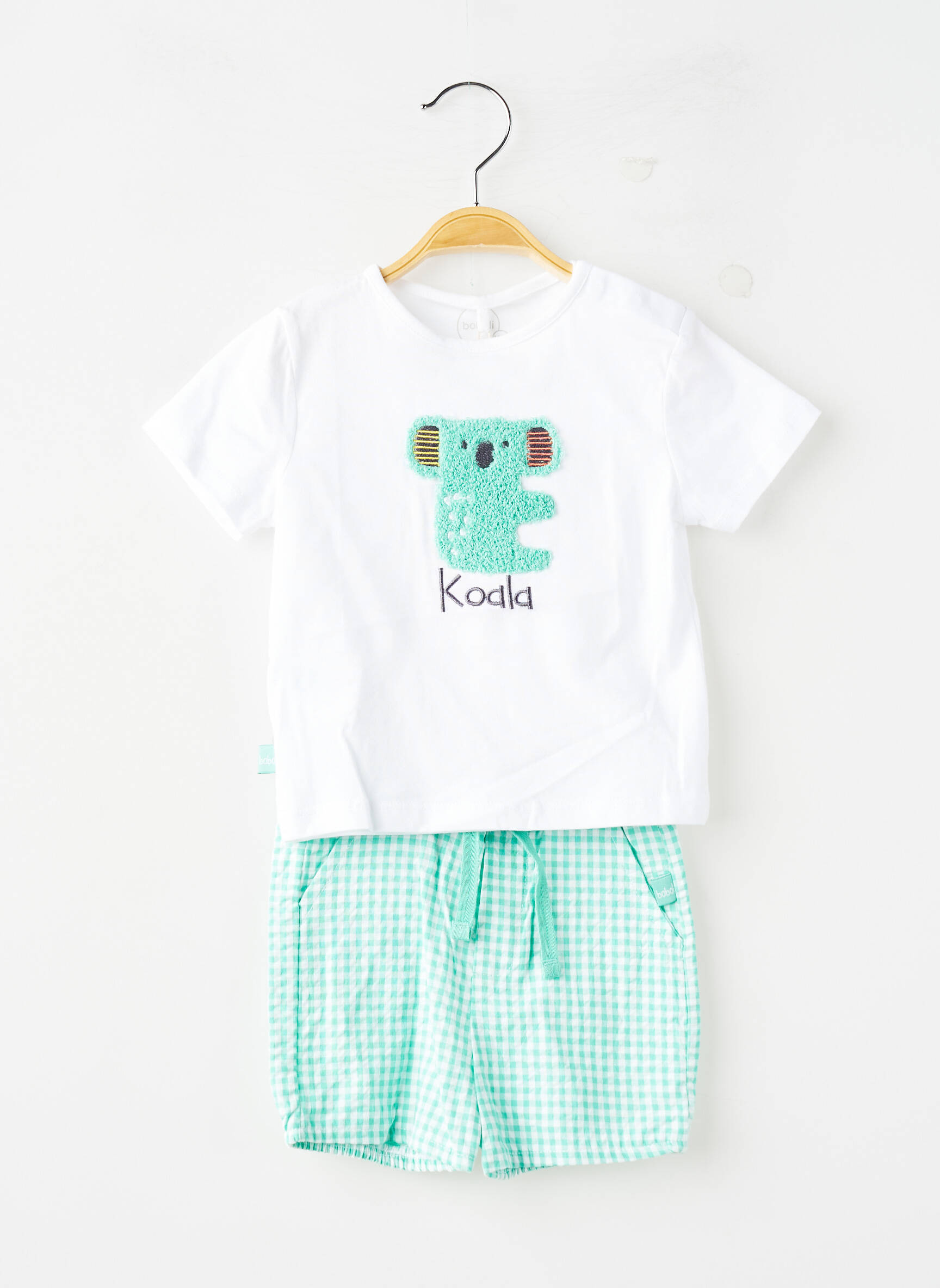 Set șort verde BOBOLI copil