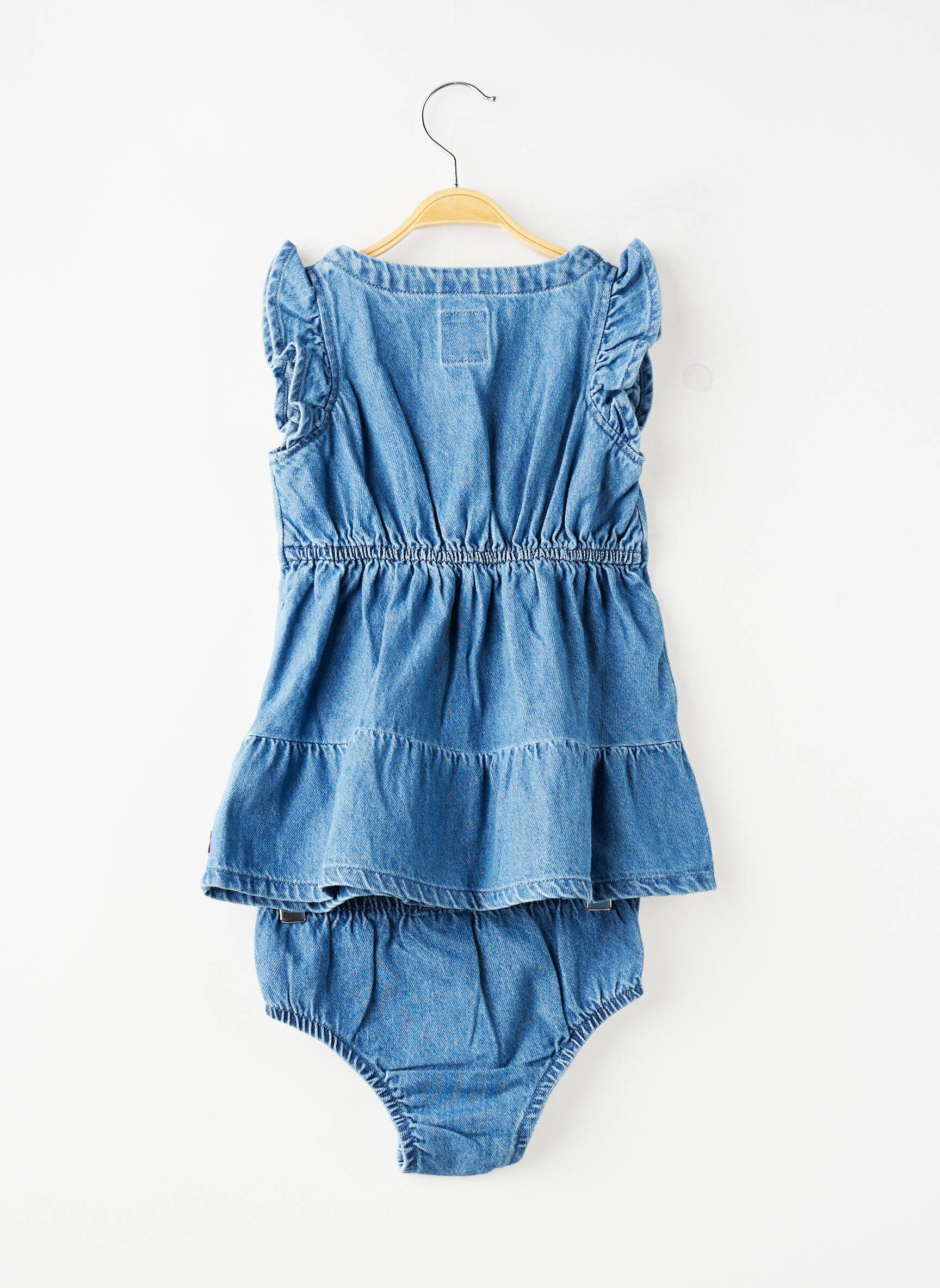 Set șort croială evazată albastru LEVI'S fată