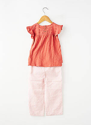 Set pantaloni bază pantalon portocalie BOBOLI fată