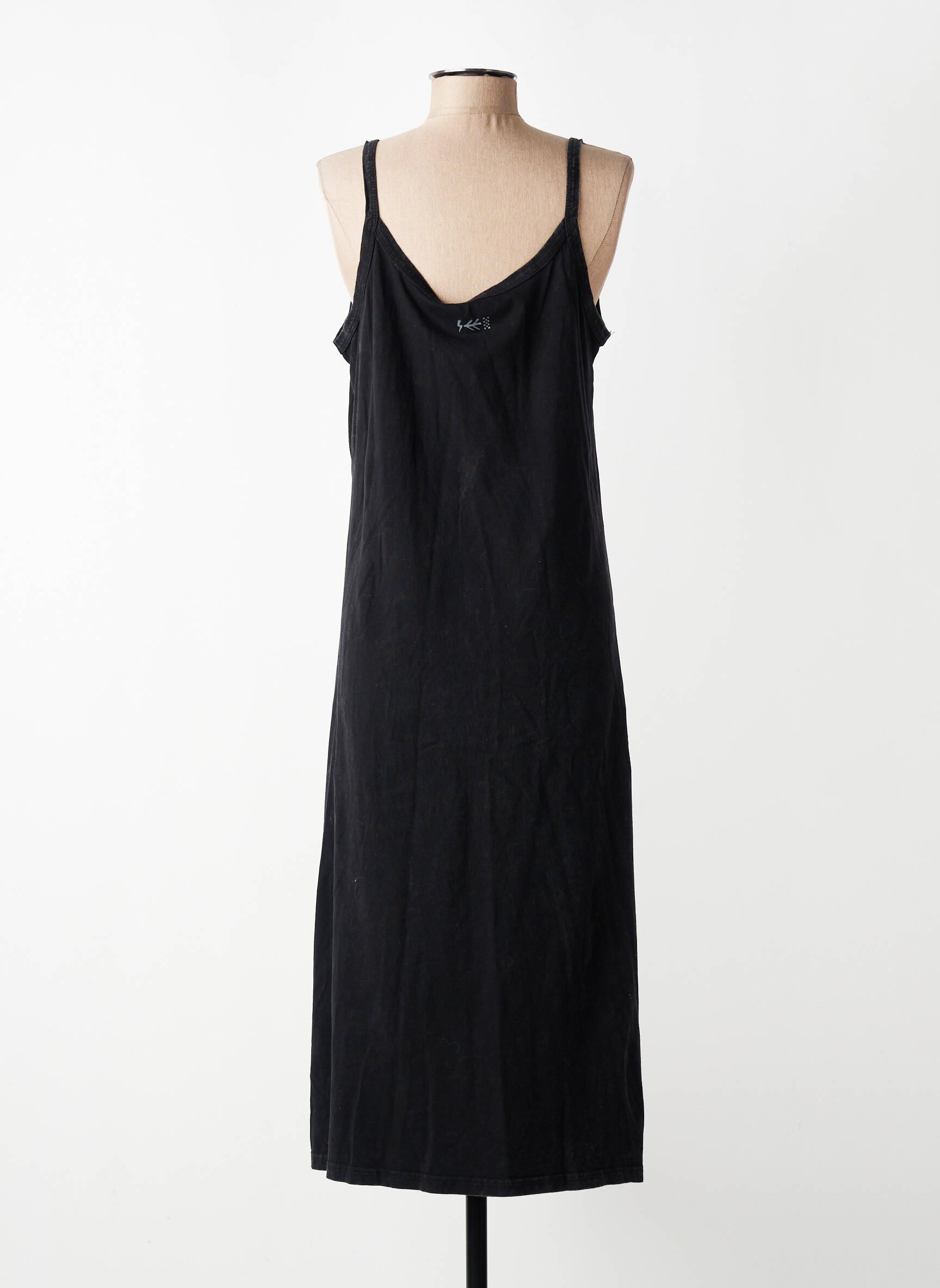Rochie midi fără mâneci fără mâneci negru ROSE GARDEN femeie