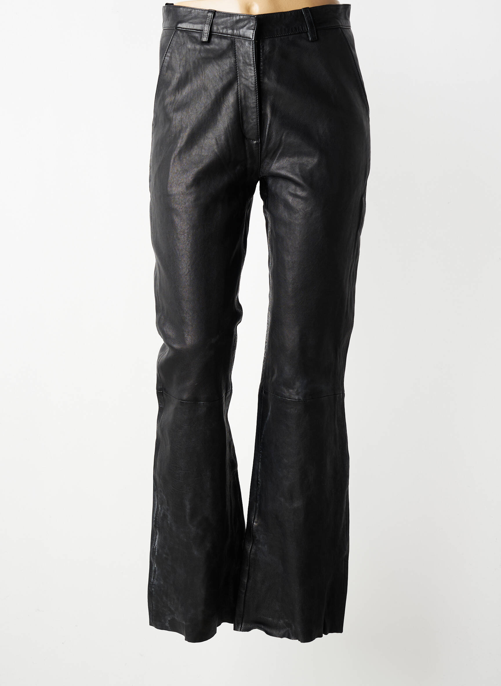 Pantalon evazat mărime normală mărime normală negru ROSE GARDEN femeie