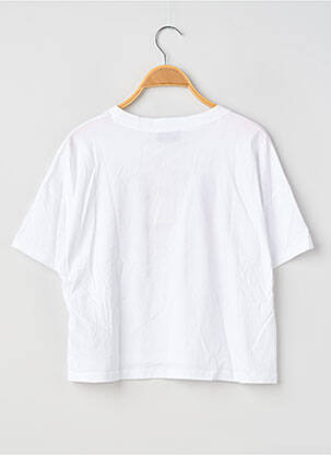 Tricou croială dreaptă mâneci scurte alb LE TEMPS DES CERISES băiat