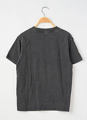 Tricou croială dreaptă mâneci scurte gri LE TEMPS DES CERISES fată