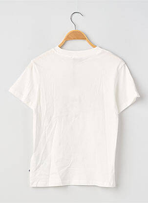 Tricou croială dreaptă mâneci scurte alb LE TEMPS DES CERISES fată