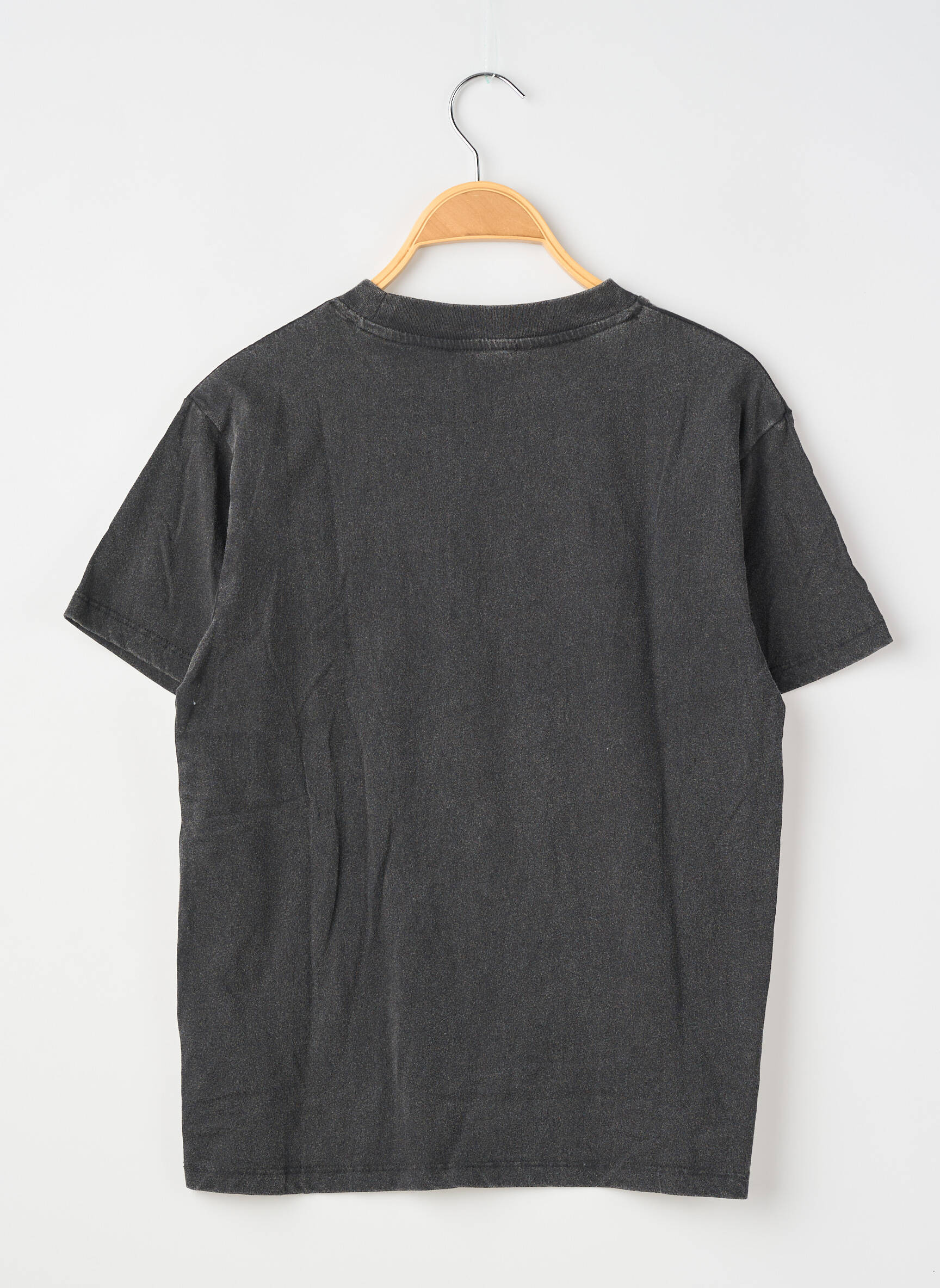 Tricou croială dreaptă mâneci scurte gri LE TEMPS DES CERISES fată