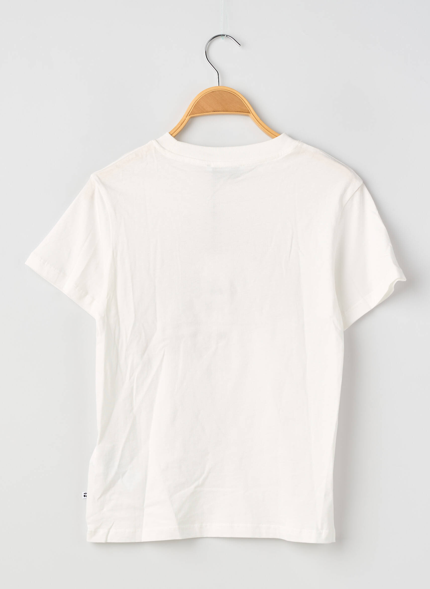 Tricou croială dreaptă mâneci scurte alb LE TEMPS DES CERISES fată