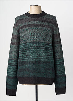 Pulover elasticitate mâneci lungi verde STREET ONE bărbat
