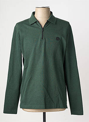 Polo mâneci lungi mâneci lungi verde STREET ONE bărbat