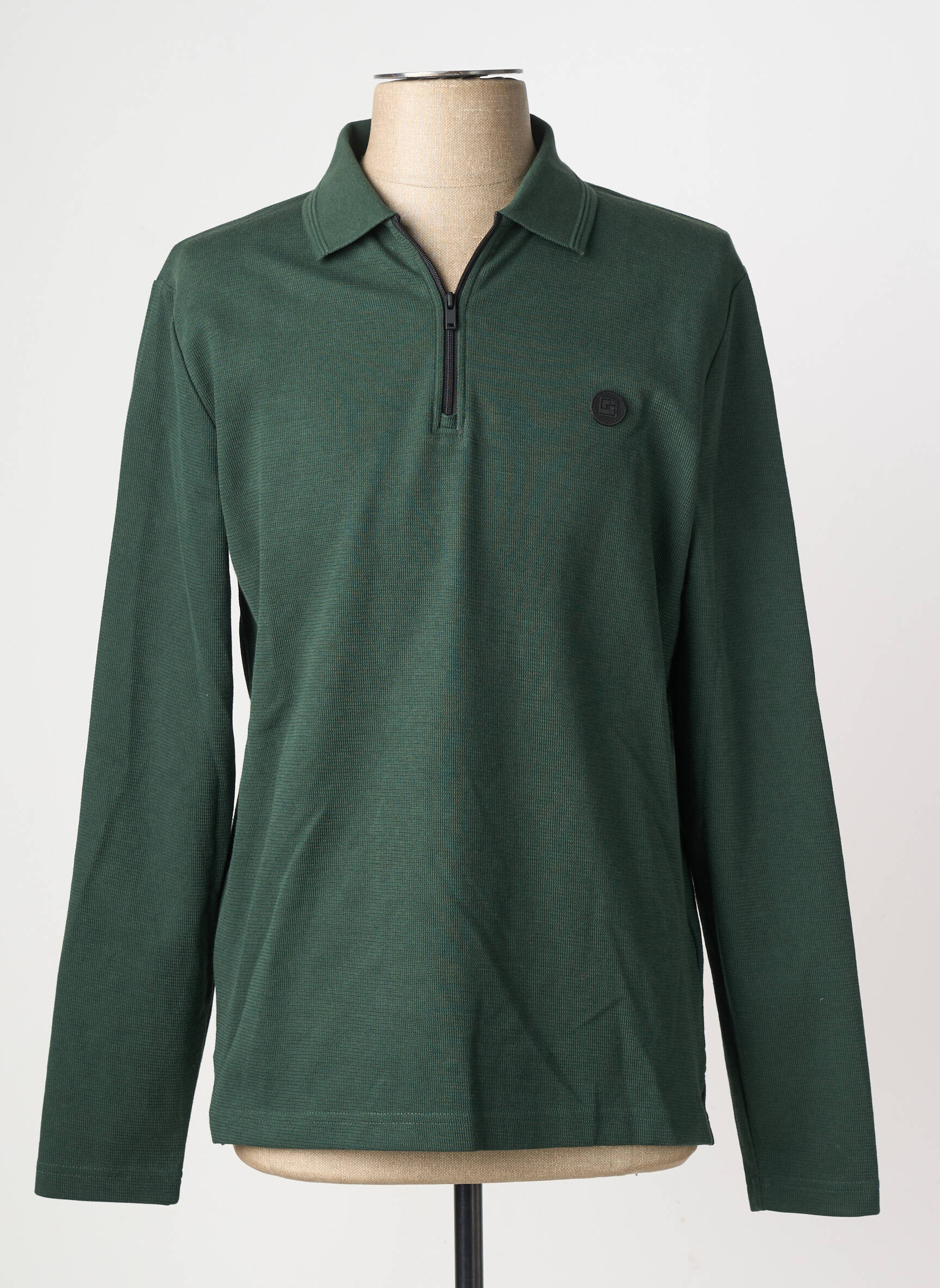 Polo mâneci lungi mâneci lungi verde STREET ONE bărbat