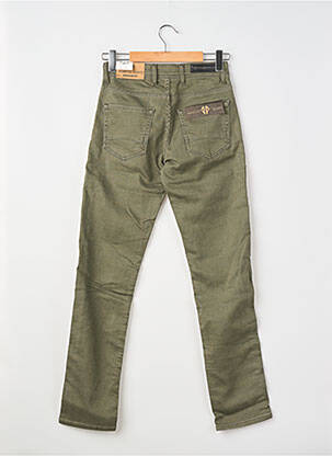 Pantalon slim elasticitate mărime normală verde ARMITA femeie