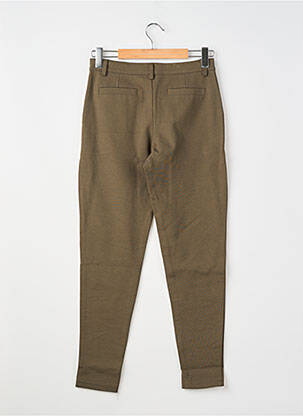 Pantalon chino elasticitate mărime normală verde FRILIVIN femeie