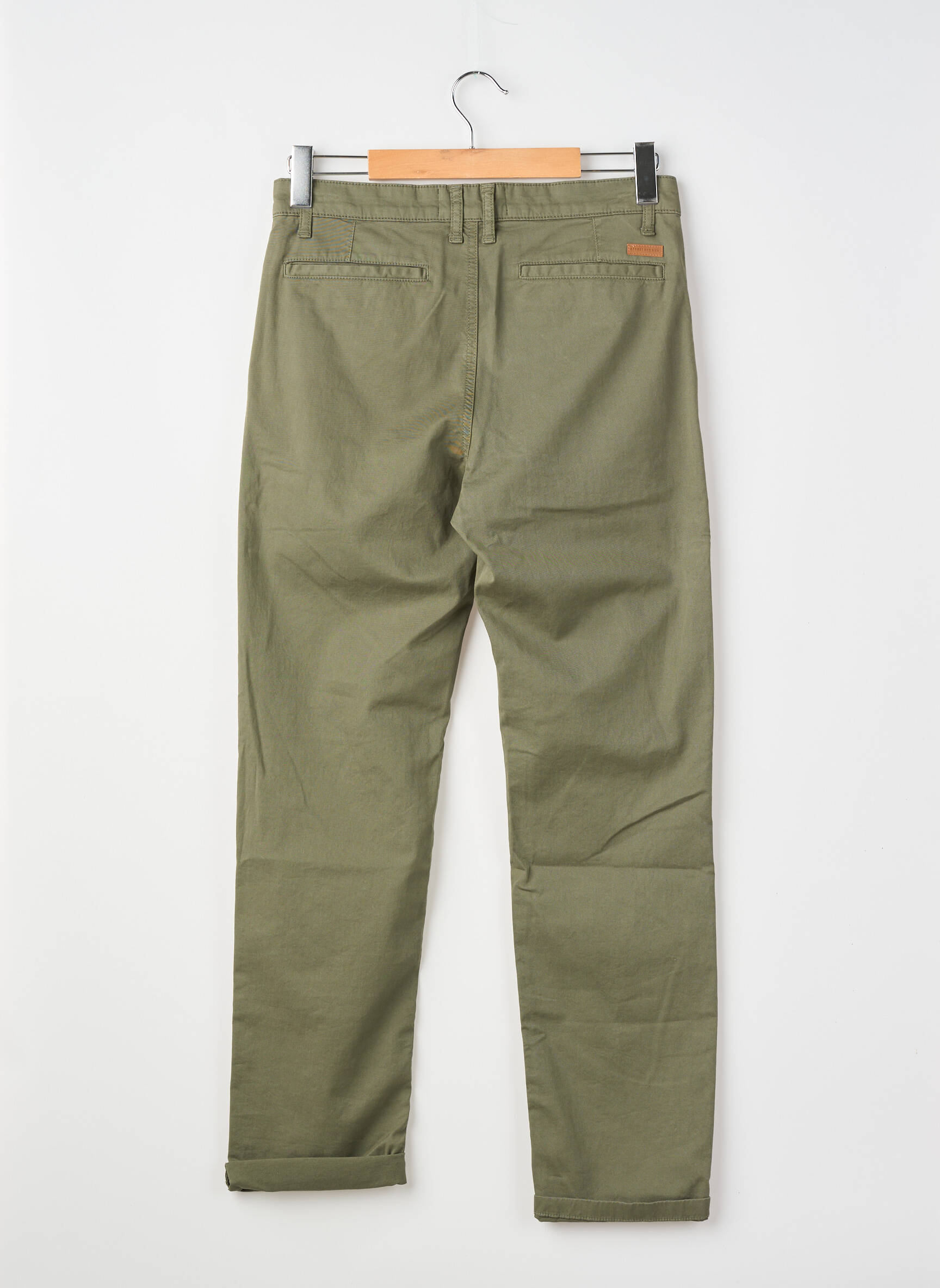 Pantalon chino buzunare mărime normală verde STREET ONE bărbat