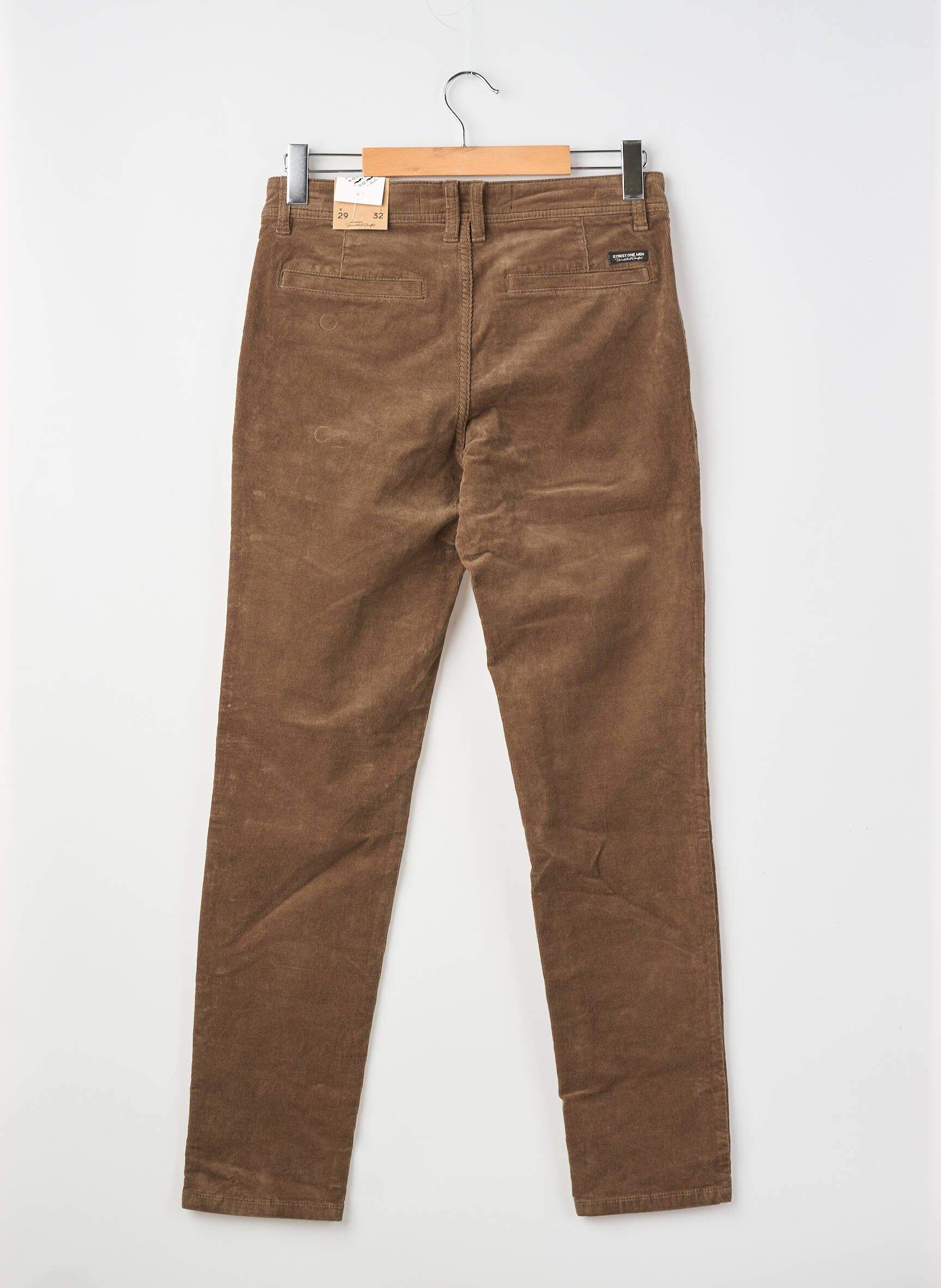 Pantalon chino buzunare mărime normală maro STREET ONE bărbat