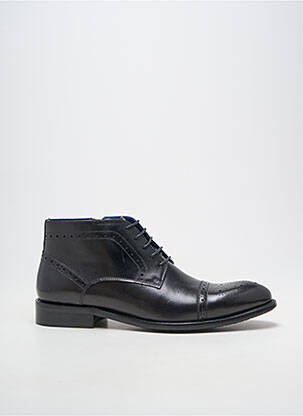 Botine/ghete material neted toc mic negru KDOPA bărbat