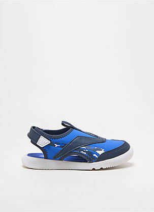 Adidași material neted vârf rotund albastru REEBOK băiat
