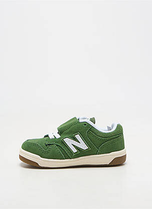 Adidași vârf rotund vârf rotund verde NEW BALANCE băiat