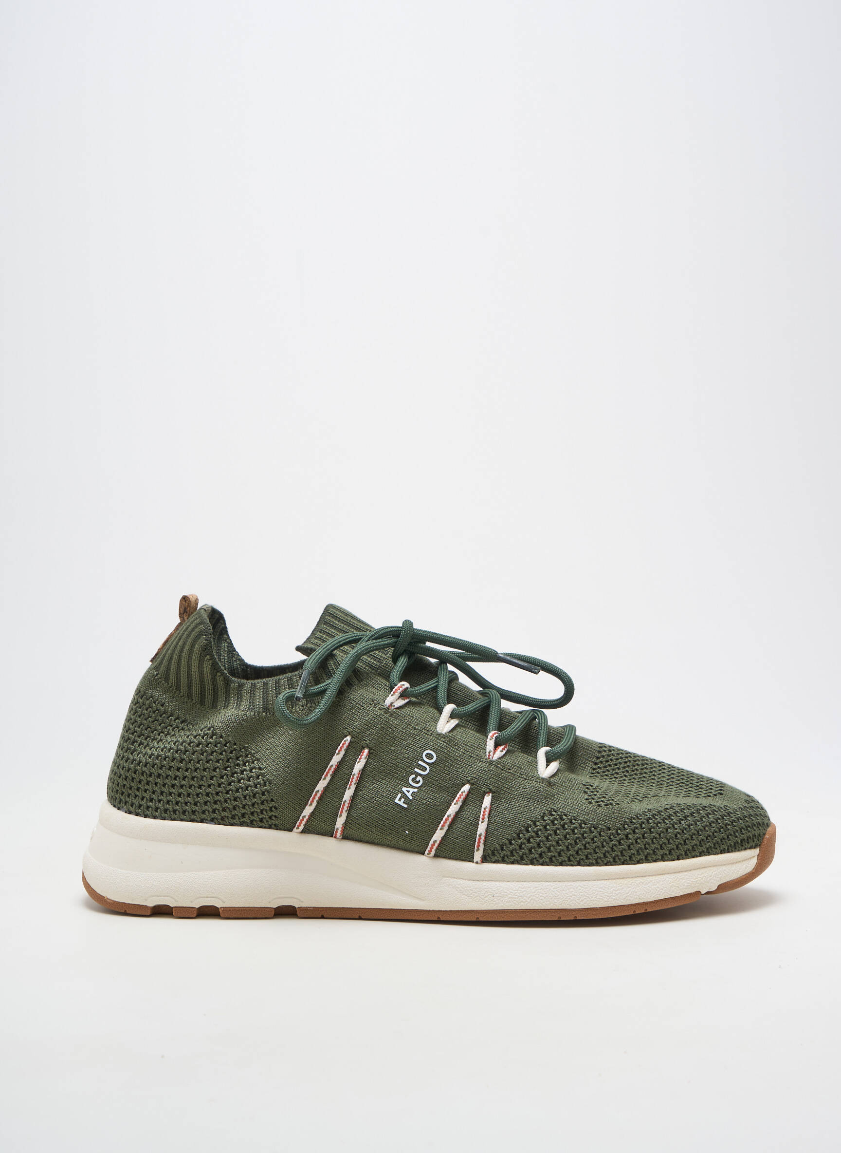 Adidași vârf rotund vârf rotund verde FAGUO bărbat