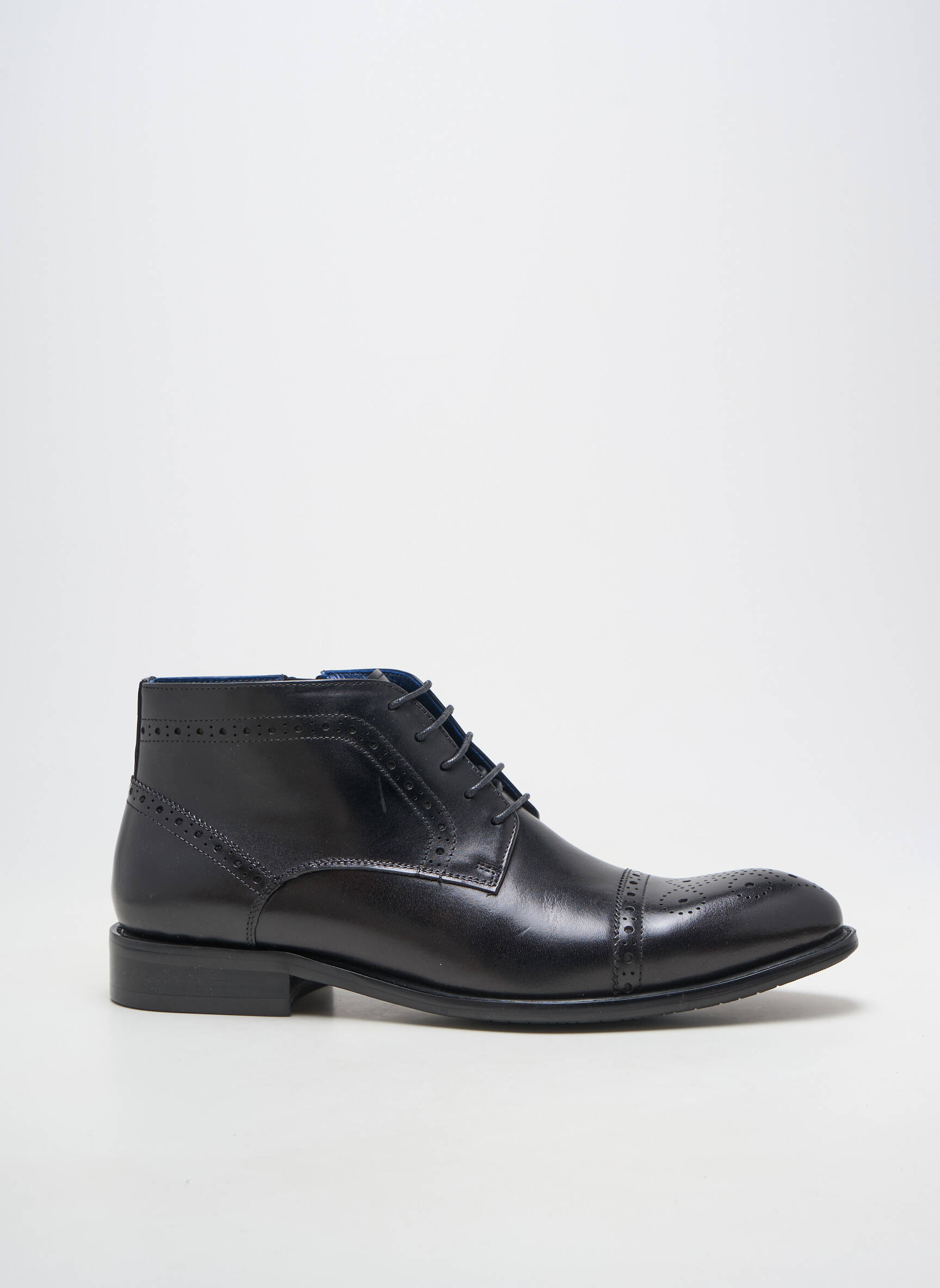 Botine/ghete material neted toc mic negru KDOPA bărbat