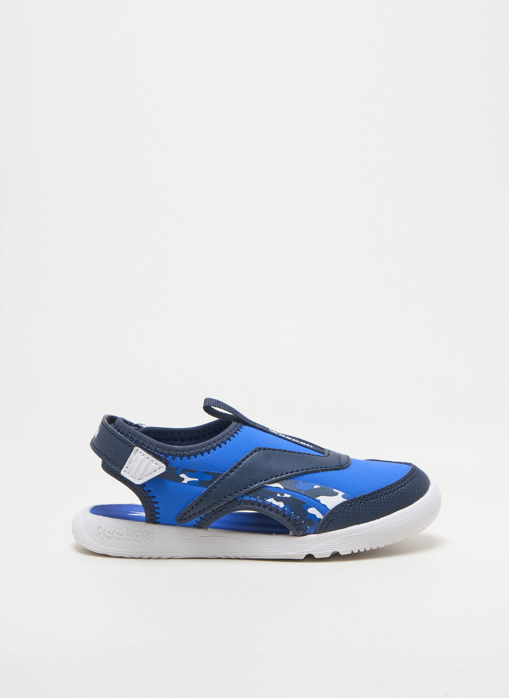 Adidași material neted vârf rotund albastru REEBOK băiat