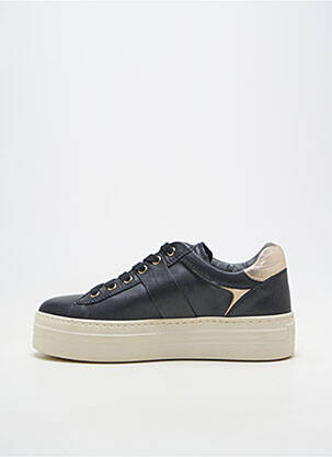 Adidași material neted toc plat până la 3 cm negru NERO GIARDINI femeie